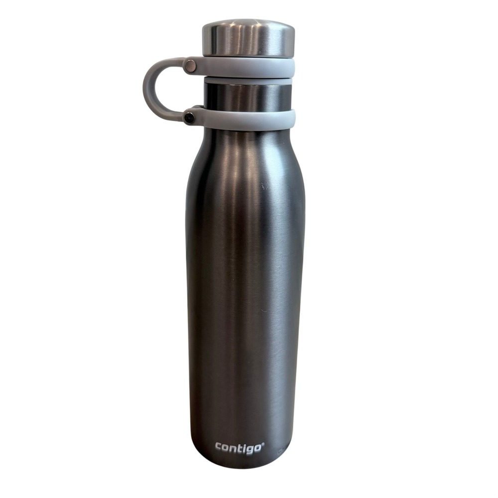 Contigo Water Bottle Unisex 20oz Gunmetal Matterhorn Couture Insulated Steel